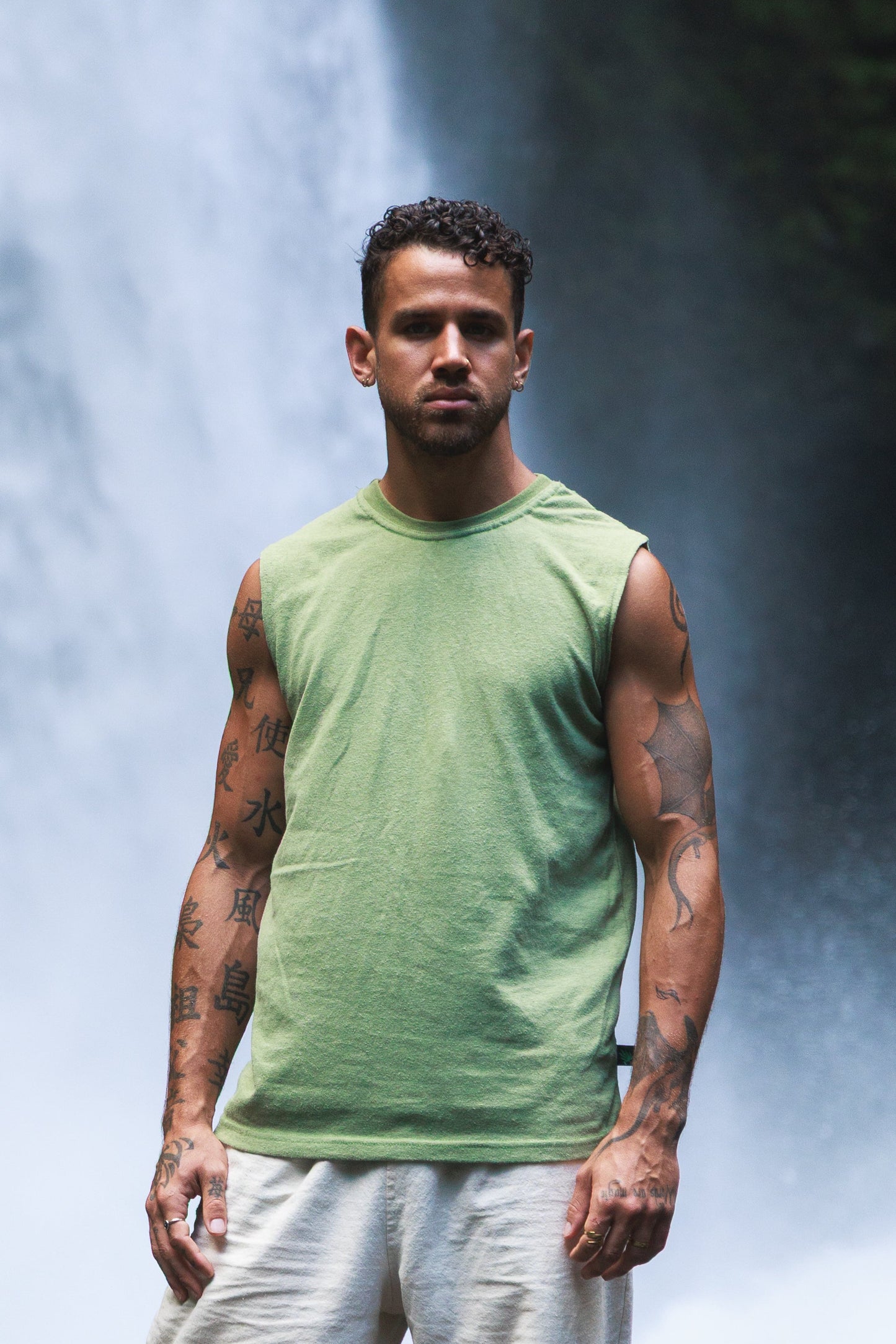 Mens Sleeveless Shirt | Hemp and Organic Cotton T-Shirt