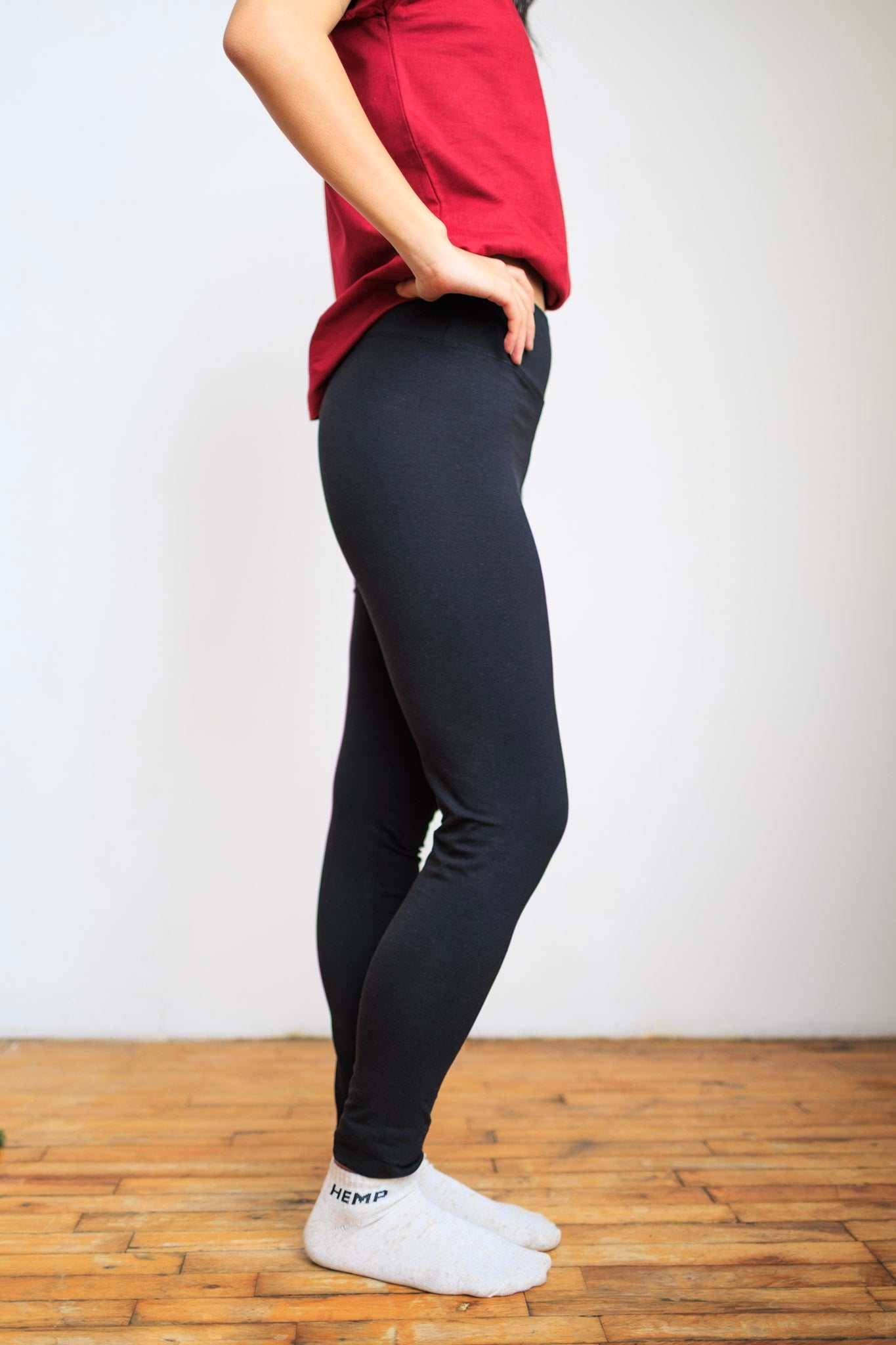 Casual Leggings - Women's Hemp Leggings for Everyday Comfort by Asatre