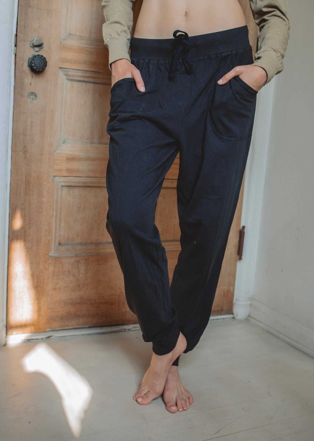 Hemp Jogger Women – Lightweight Organic Cotton Blend Breathable Lounge Pants