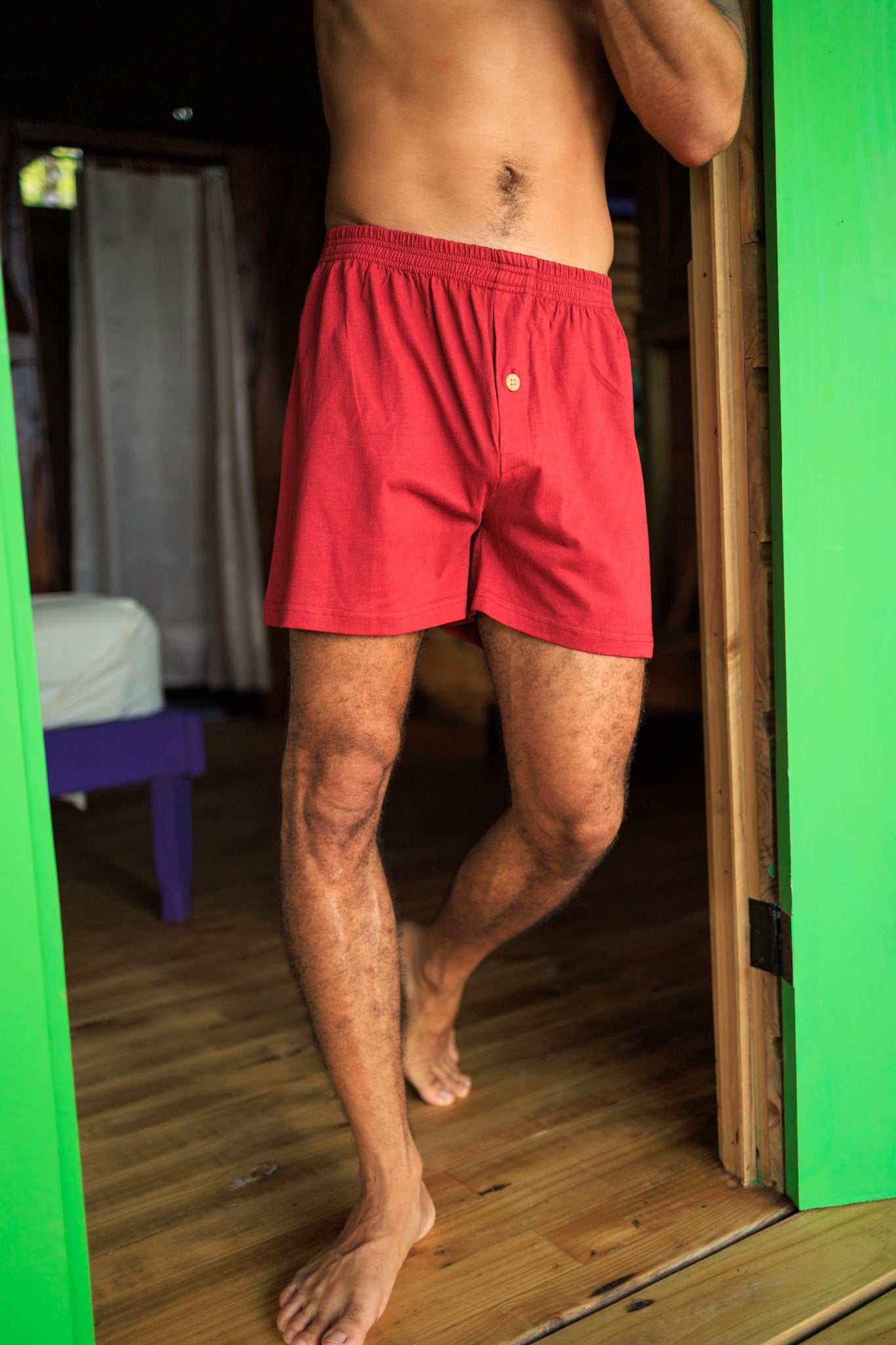 Hemp Boxers – Breathable Ecofriendly Button Fly Moisture Wicking Underwear