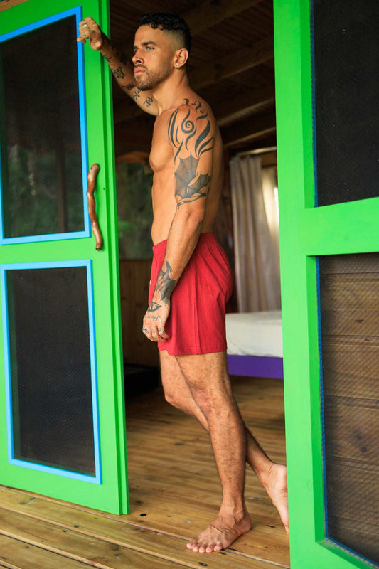 Hemp Boxer Shorts Mens Underwear Three Pack Set