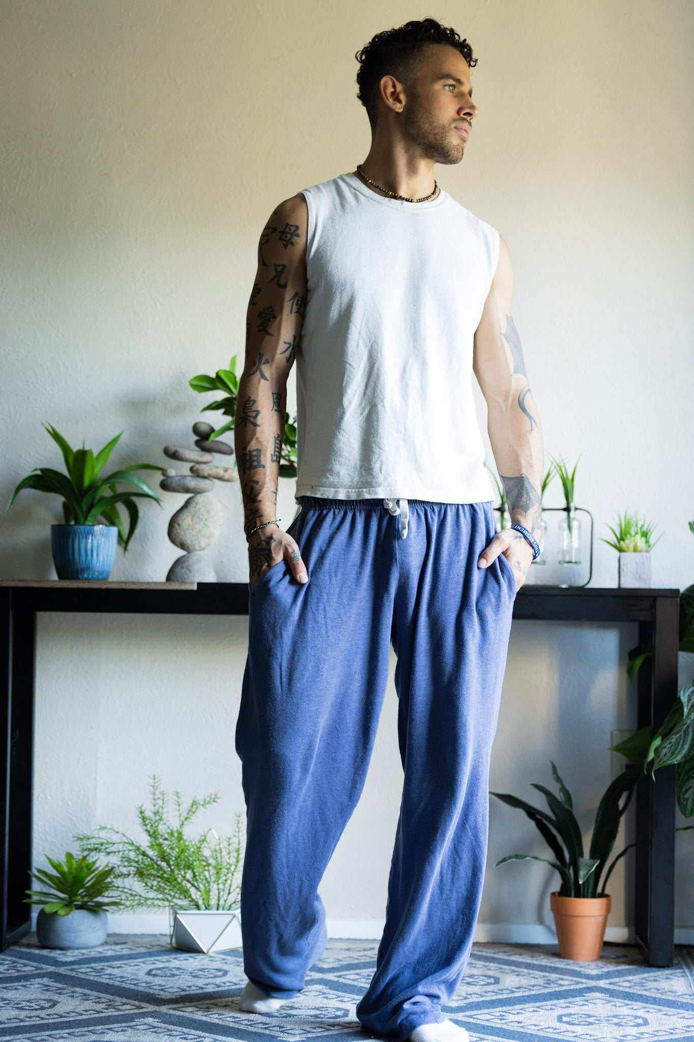 Lounge Sweatpants - Unisex Hemp Jersey Pants for Comfort|Asatre