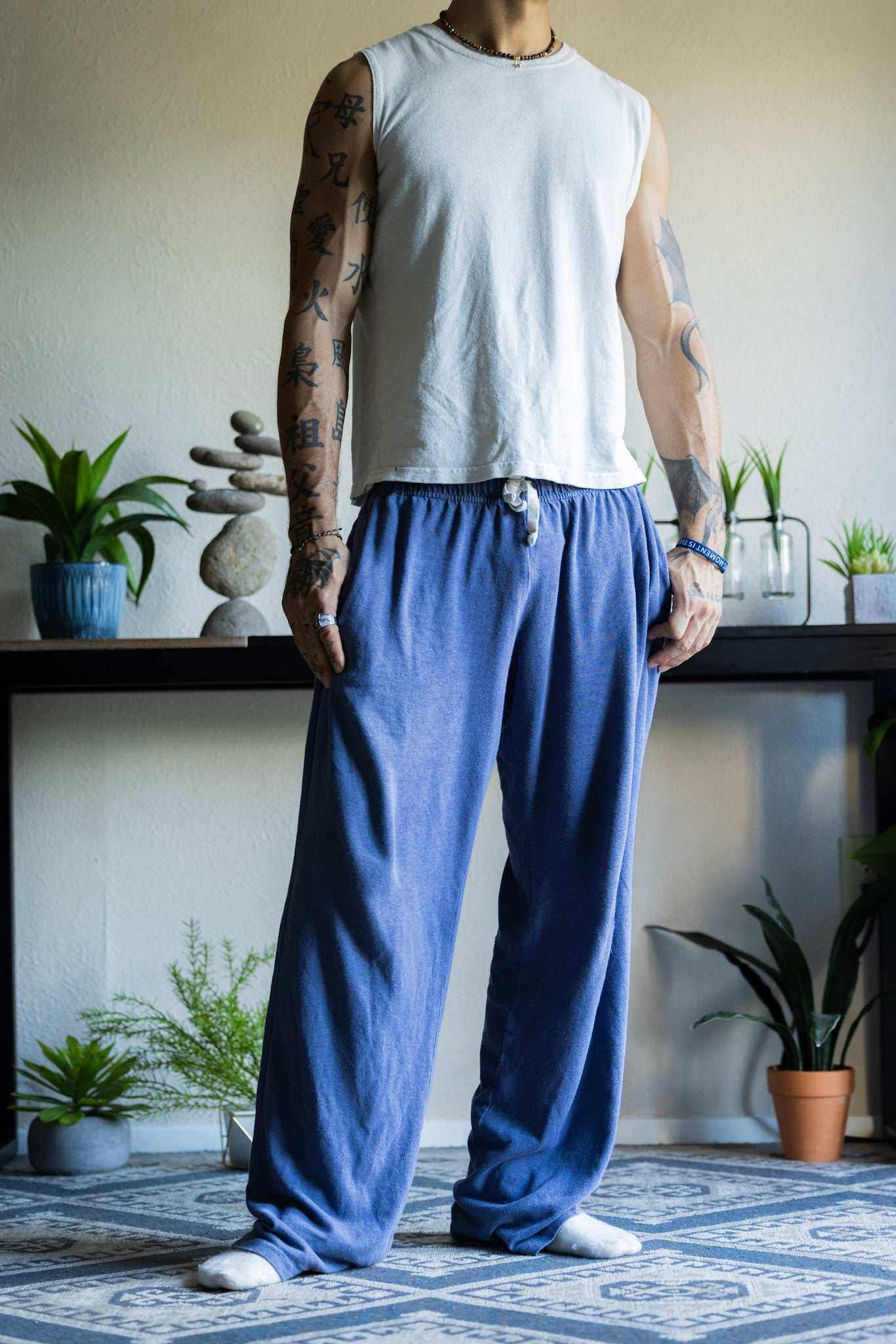 Lounge Sweatpants - Unisex Hemp Jersey Pants for Comfort|Asatre