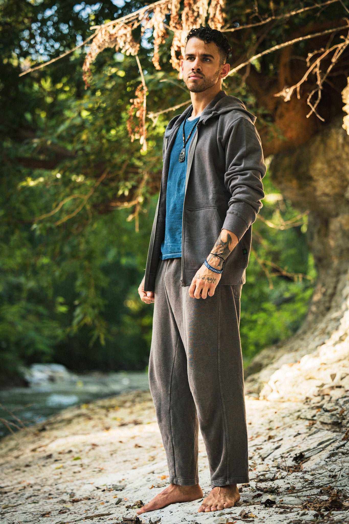 Men's Hemp and Organic Cotton Fleece Sweatpants - Slim/Reg