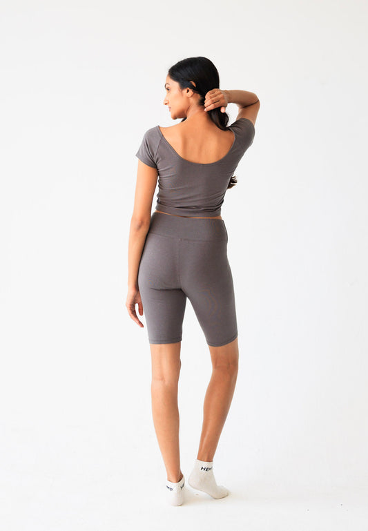 Women’s Hemp Bike Shorts – Sustainable, Breathable, High-Waisted Fit