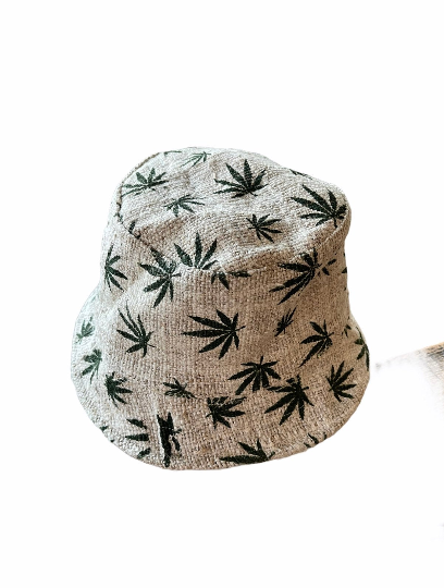 Hemp Leaf Bucket Hat