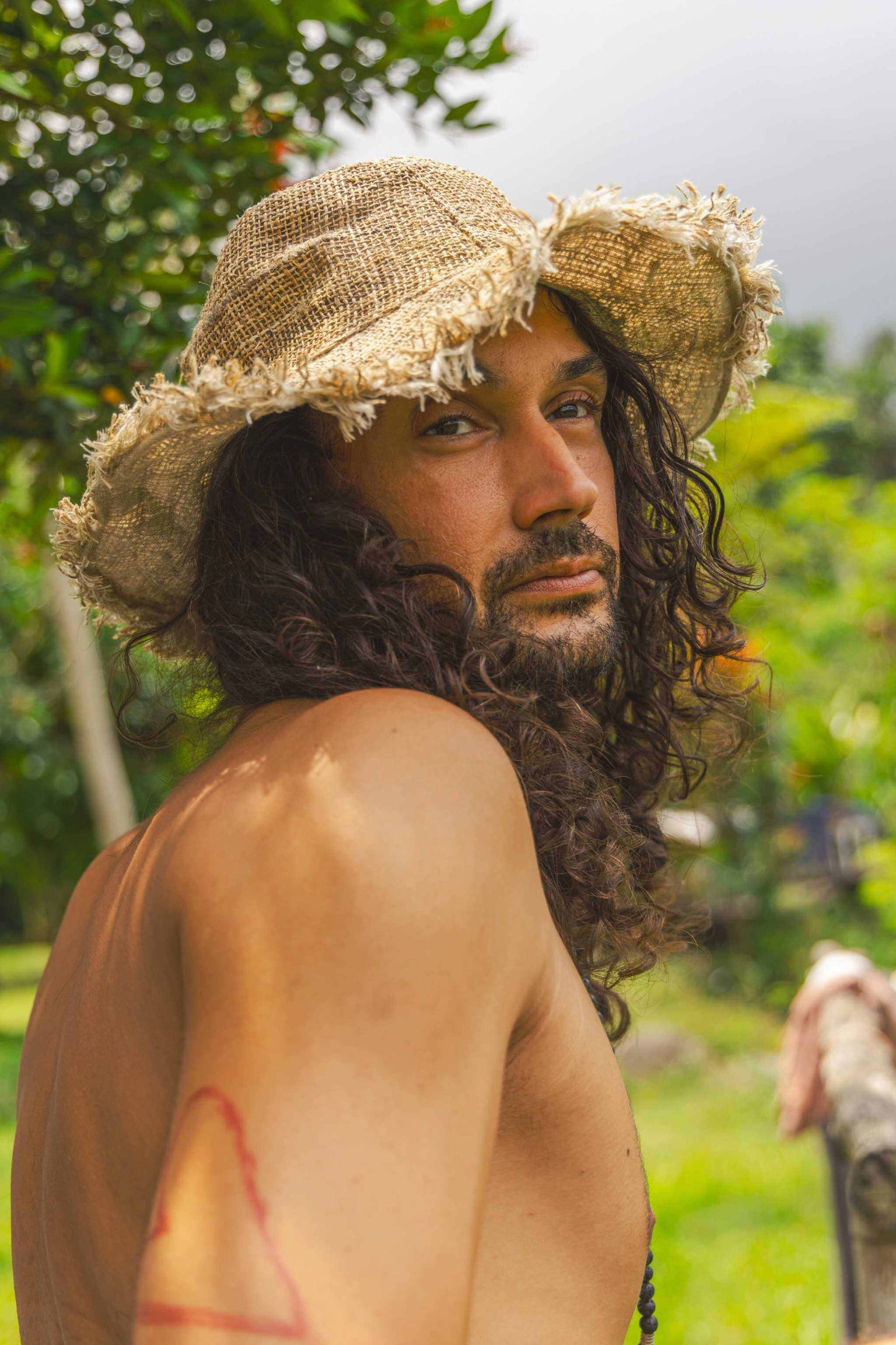 Eco-friendly hemp hat providing sun protection and style.