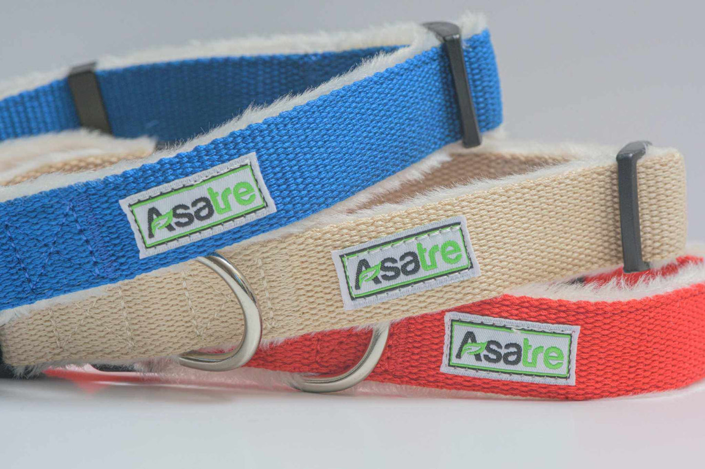 Hemp Dog Collar and Leash Set (Beige)