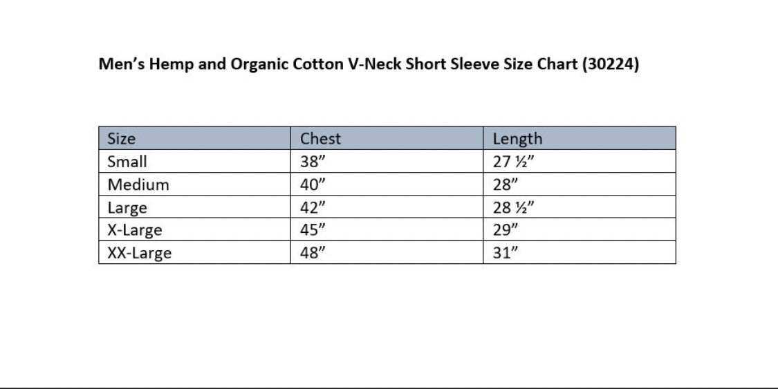 Hemp Shirt - Men's Hemp Short Sleeve V-Neck Top|Asatre