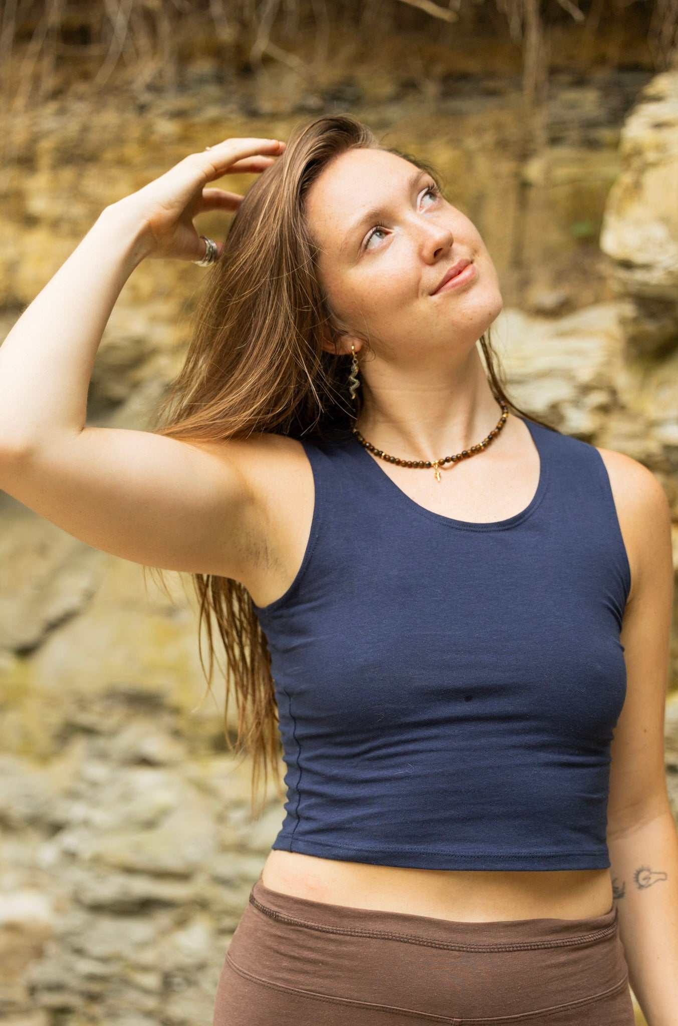 Crop Tank Hemp Top for Yoga, Workout & Casual Wear|Asatre