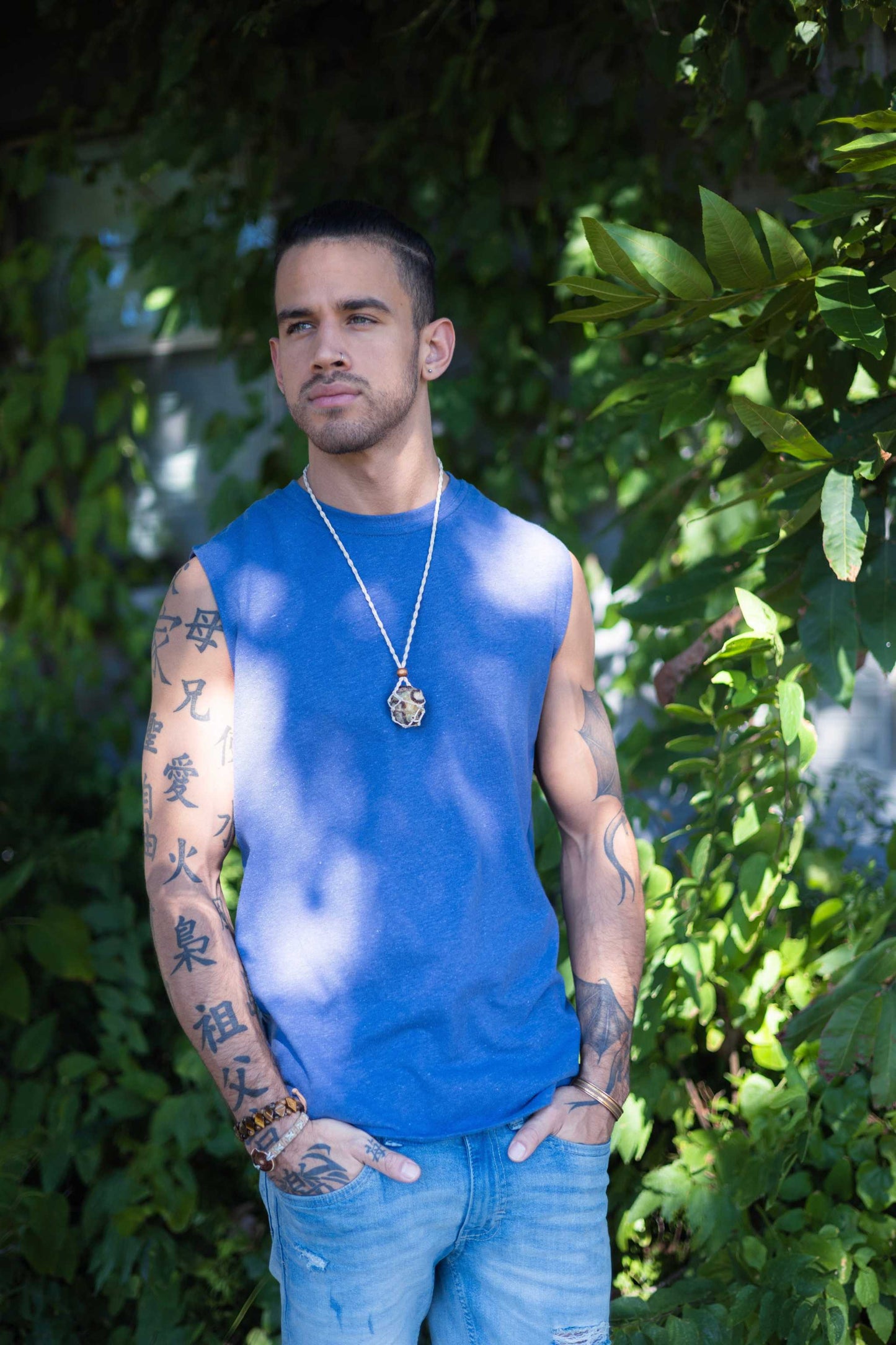 Mens Sleeveless Shirt | Hemp & Organic Cotton T-Shirt|Asatre
