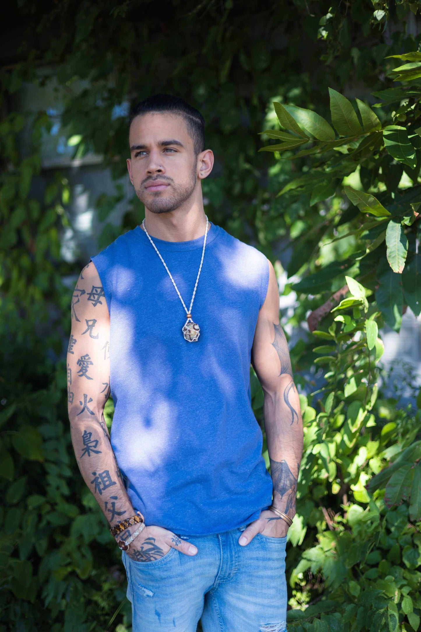 Mens Sleeveless Shirt | Hemp & Organic Cotton T-Shirt|Asatre