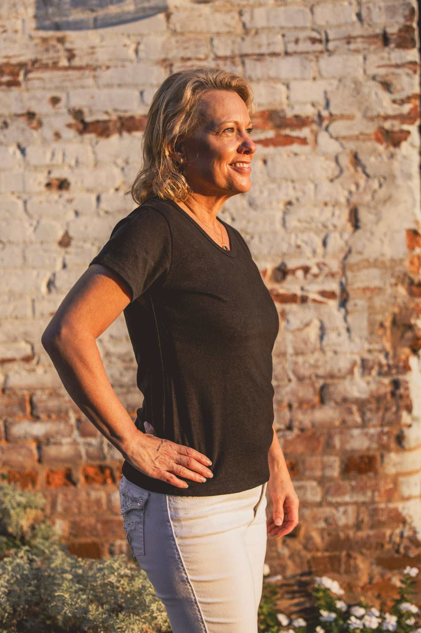 Hemp Shirt - Women's Eco-Friendly Scoop Neck Jersey Top