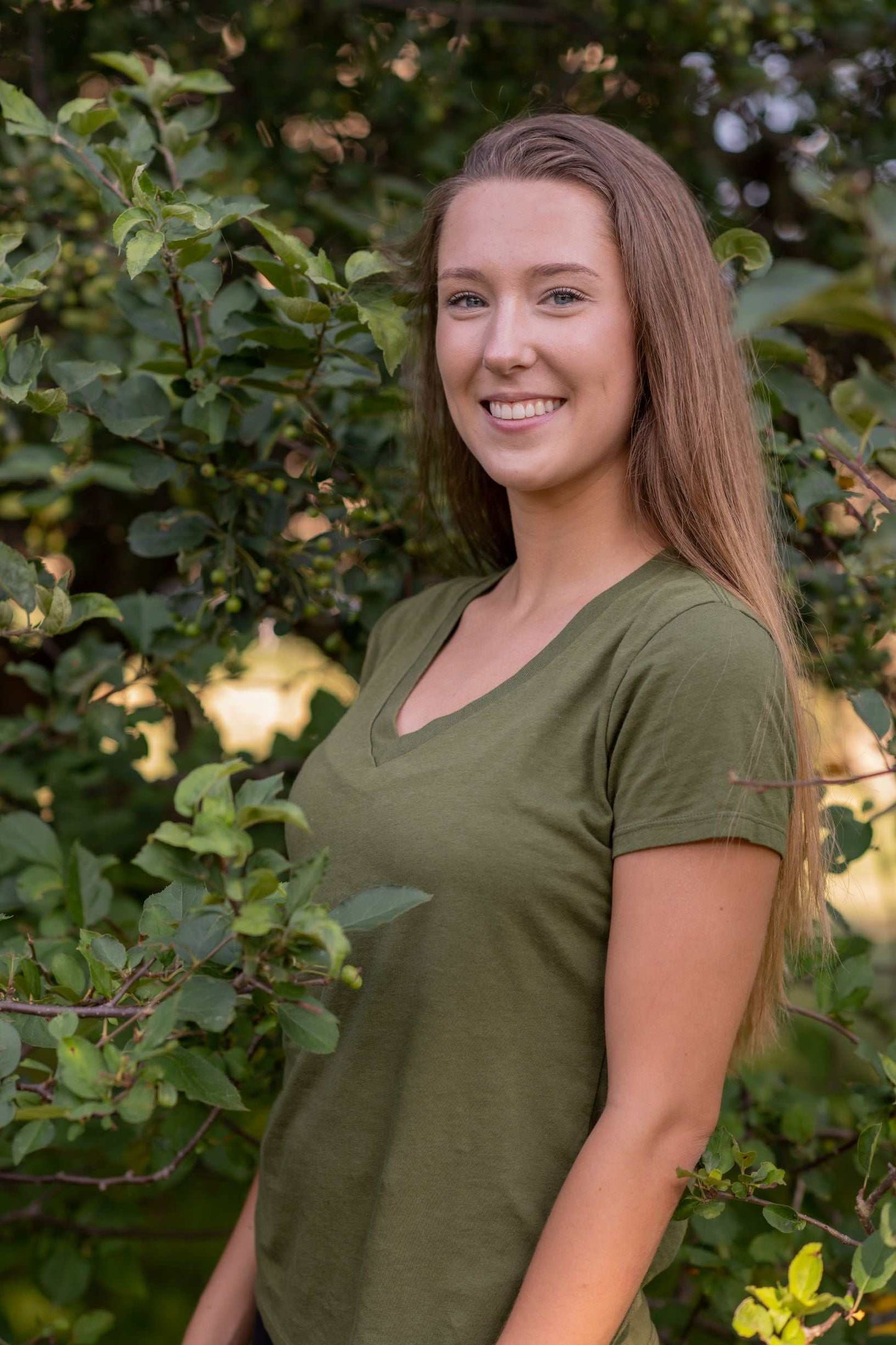 Hemp Shirt - Women's V-neck Shirt|Asatre
