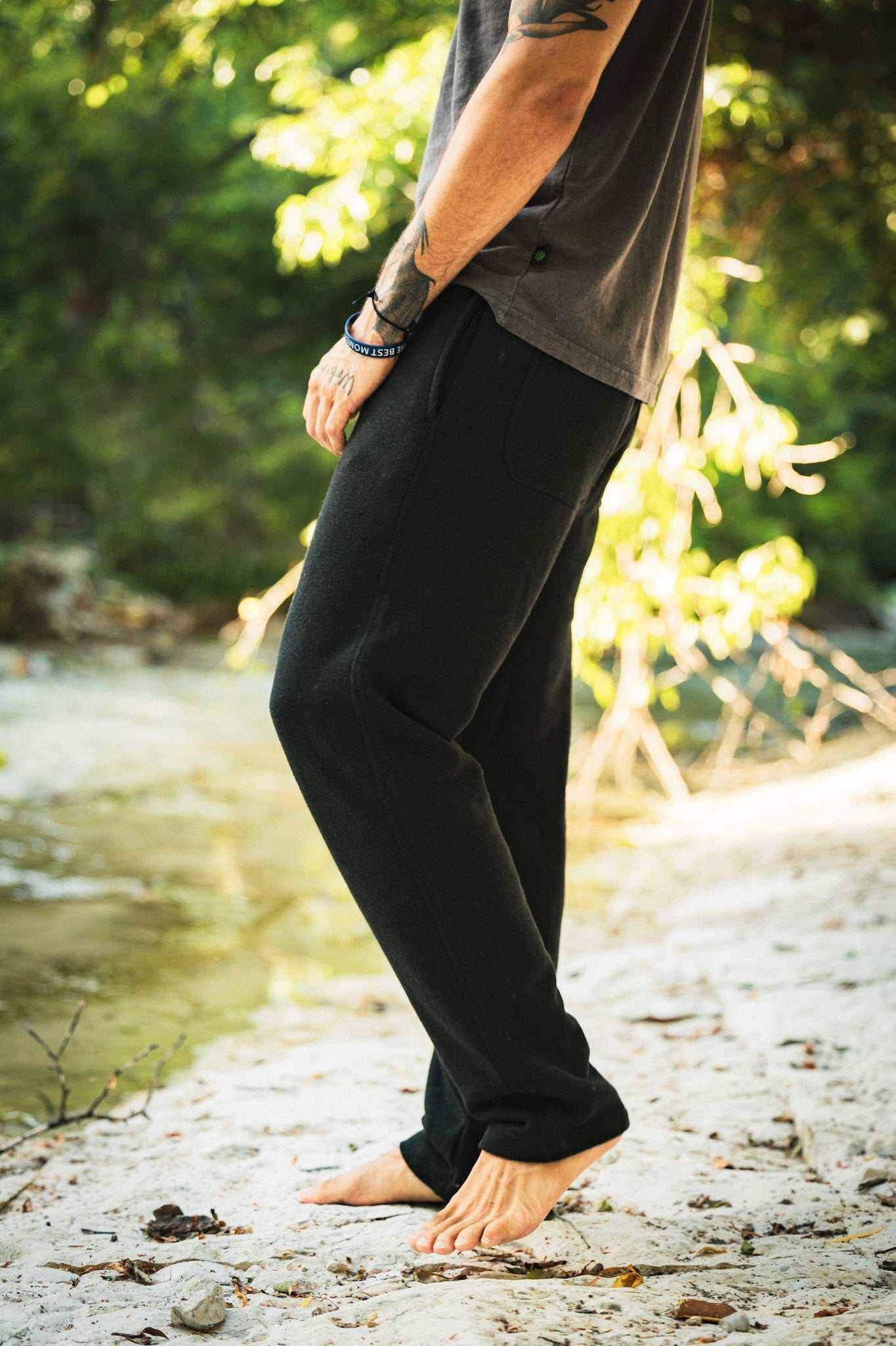 Men's Hemp and Organic Cotton Fleece Sweatpants - Slim/Reg