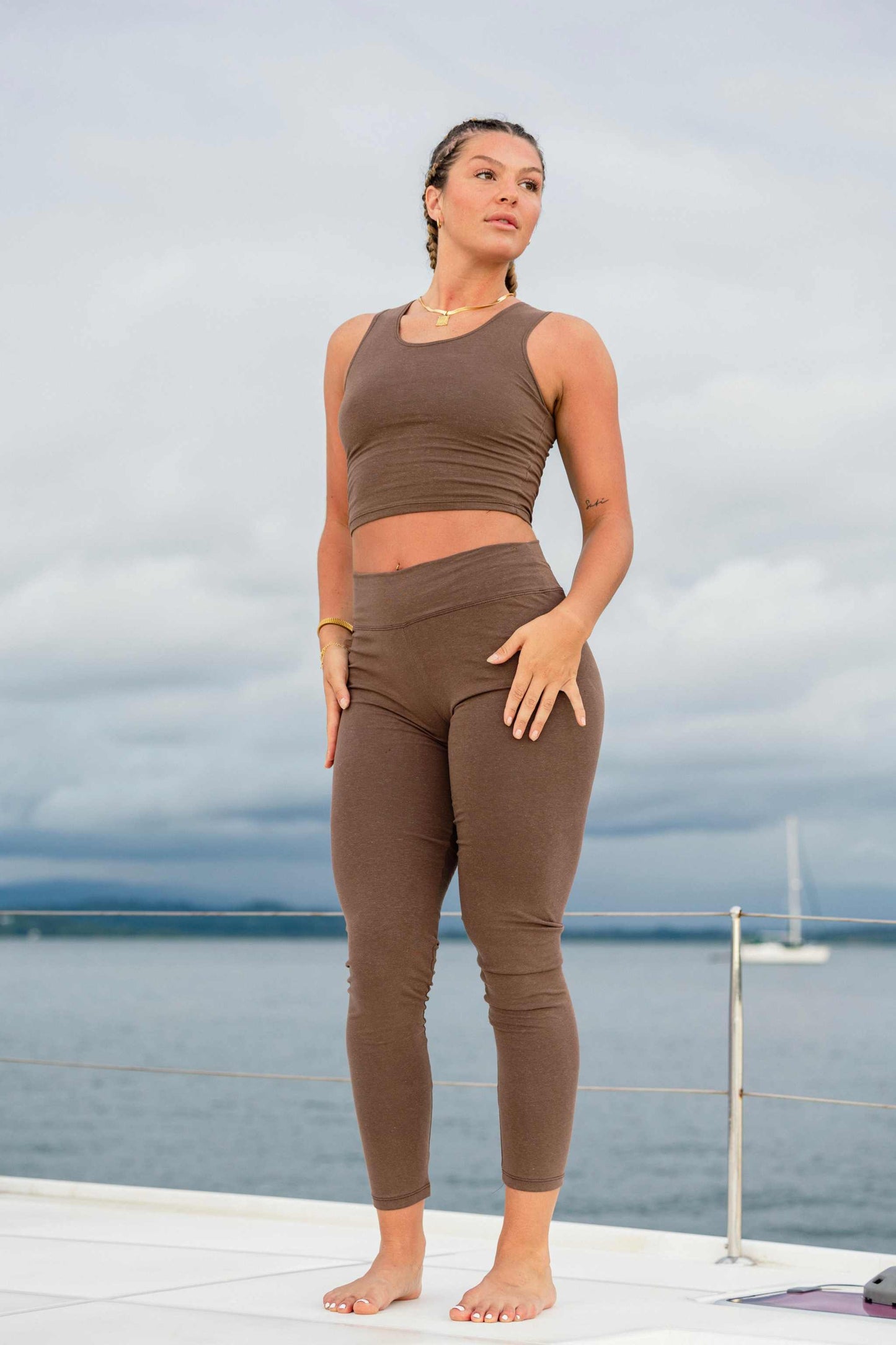 Crop Tank Hemp Top for Yoga, Workout & Casual Wear|Asatre