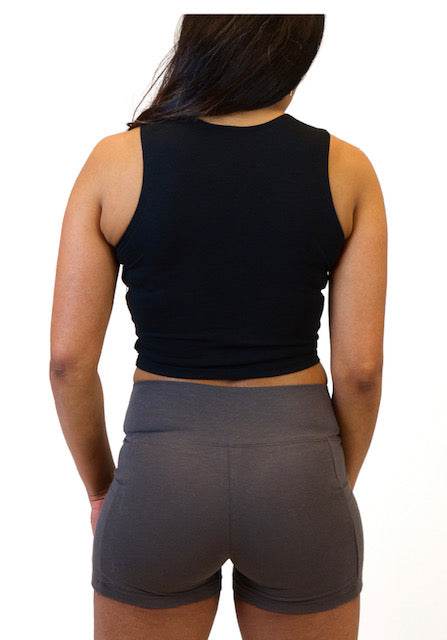 Crop Tank Hemp Top for Yoga, Workout & Casual Wear|Asatre