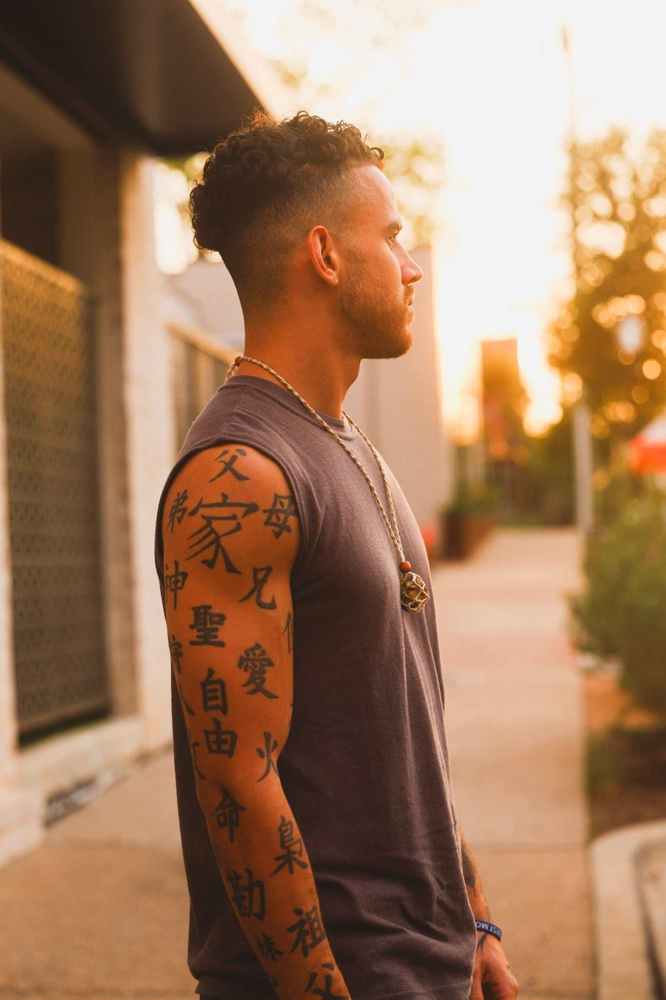 Mens Sleeveless Shirt | Hemp & Organic Cotton T-Shirt|Asatre