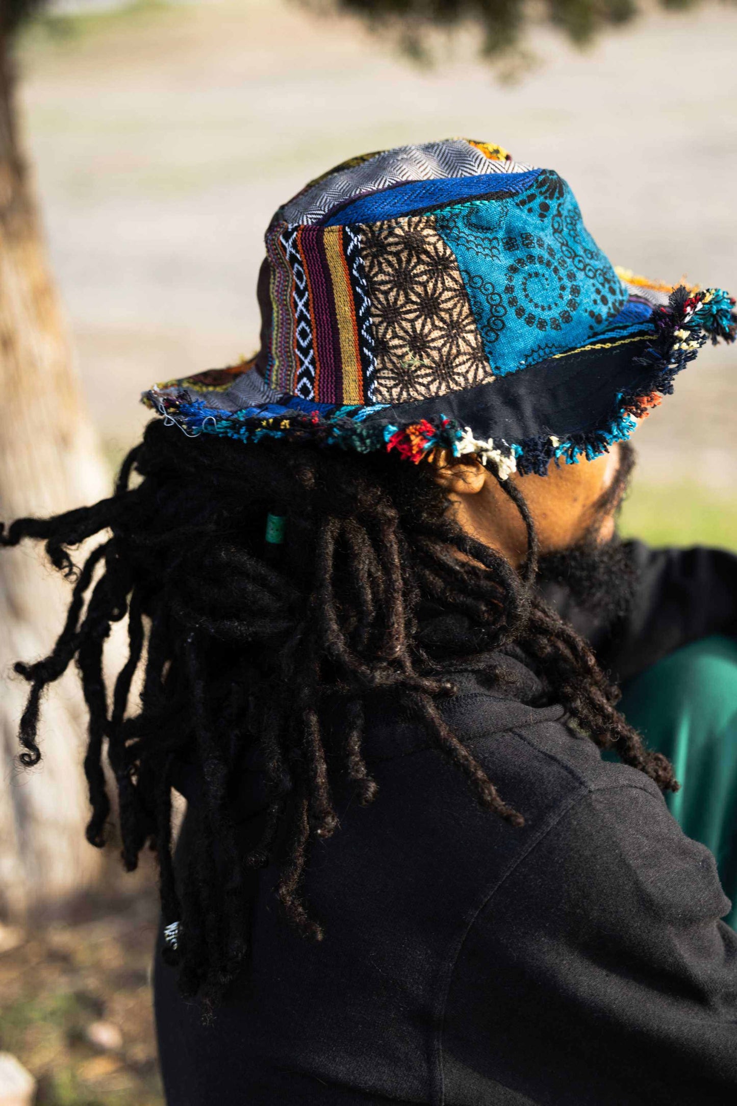 Patchwork Hat - Eco-friendly Hemp Sun Hat