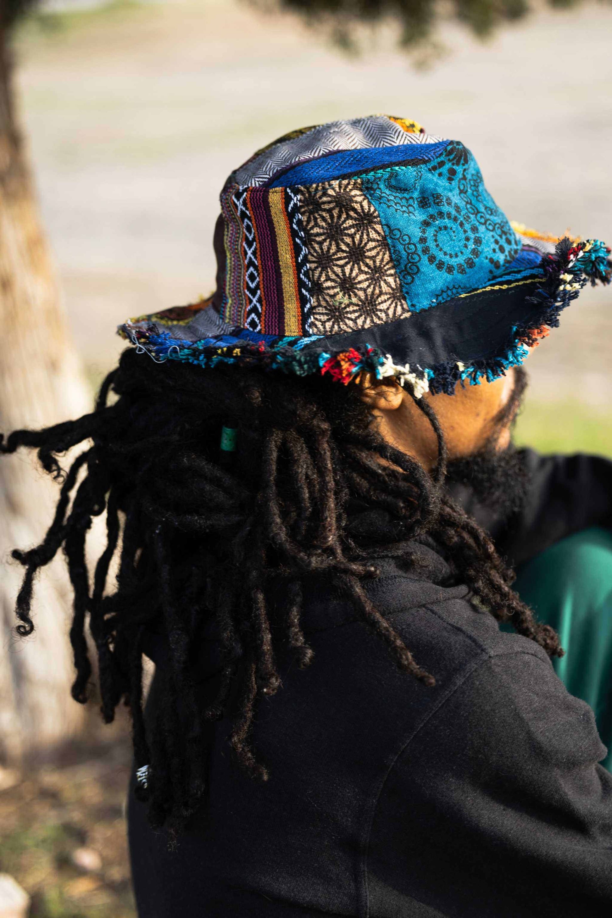 Patchwork Hat - Eco-friendly Hemp Sun Hat