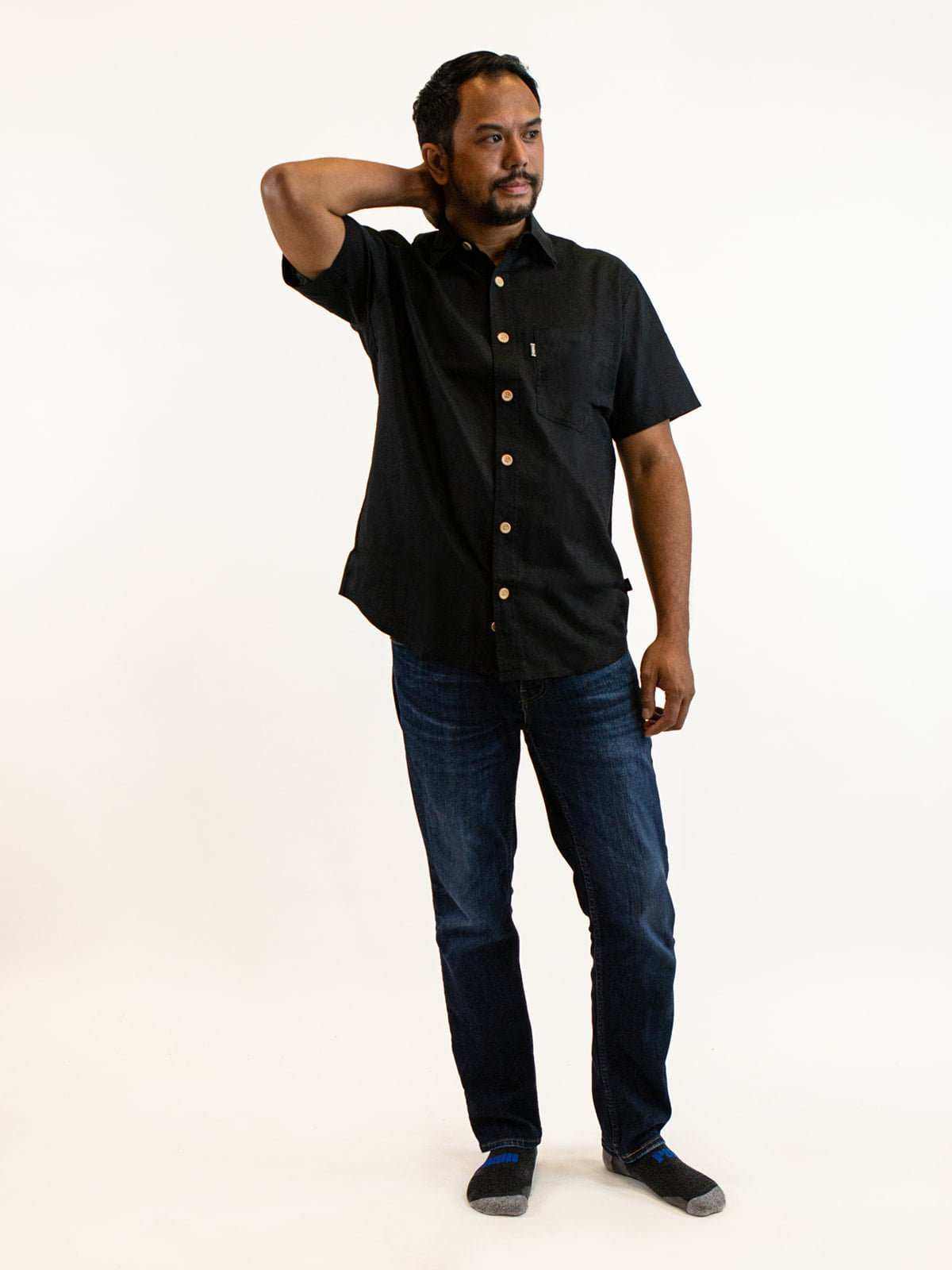 Hemp Shirt - Men's Eco-Friendly Hemp and Cotton Camp Shirt