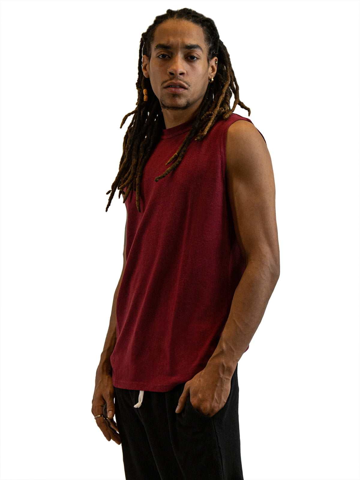 Mens Sleeveless Shirt | Hemp & Organic Cotton T-Shirt|Asatre