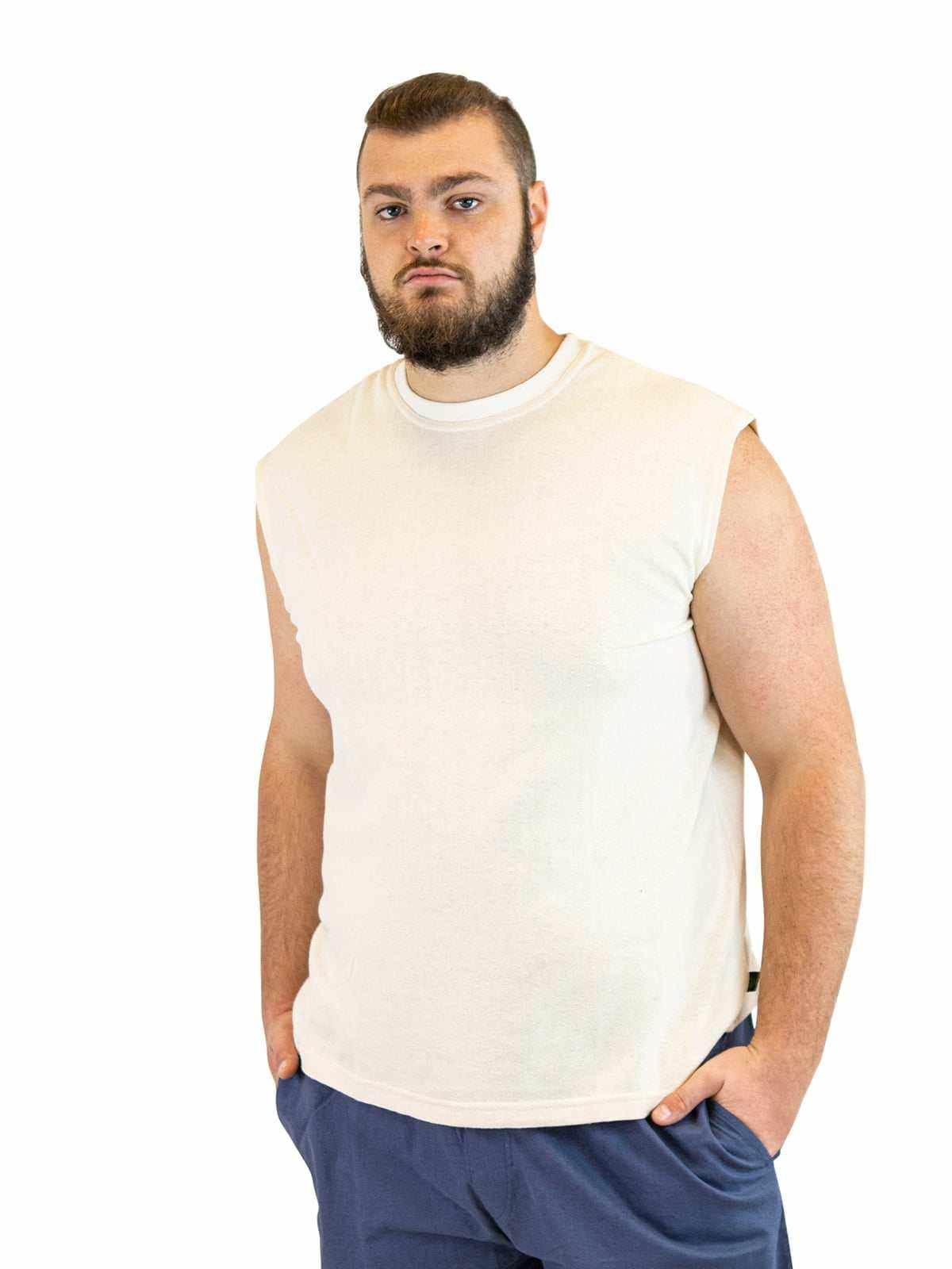 Mens Sleeveless Shirt | Hemp & Organic Cotton T-Shirt|Asatre
