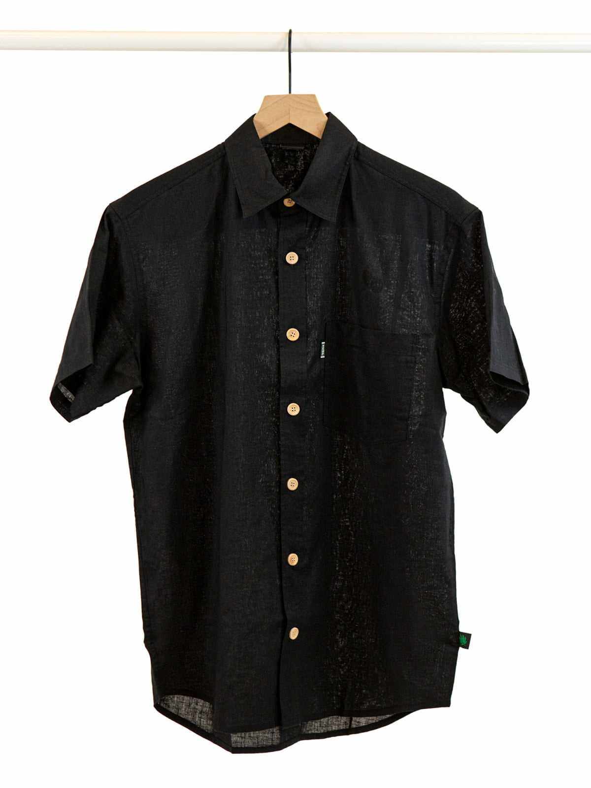 Hemp Shirt - Men's Eco-Friendly Hemp and Cotton Camp Shirt