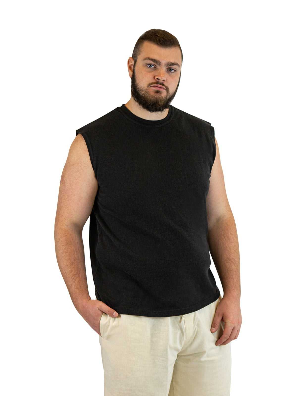 Mens Sleeveless Shirt | Hemp & Organic Cotton T-Shirt|Asatre