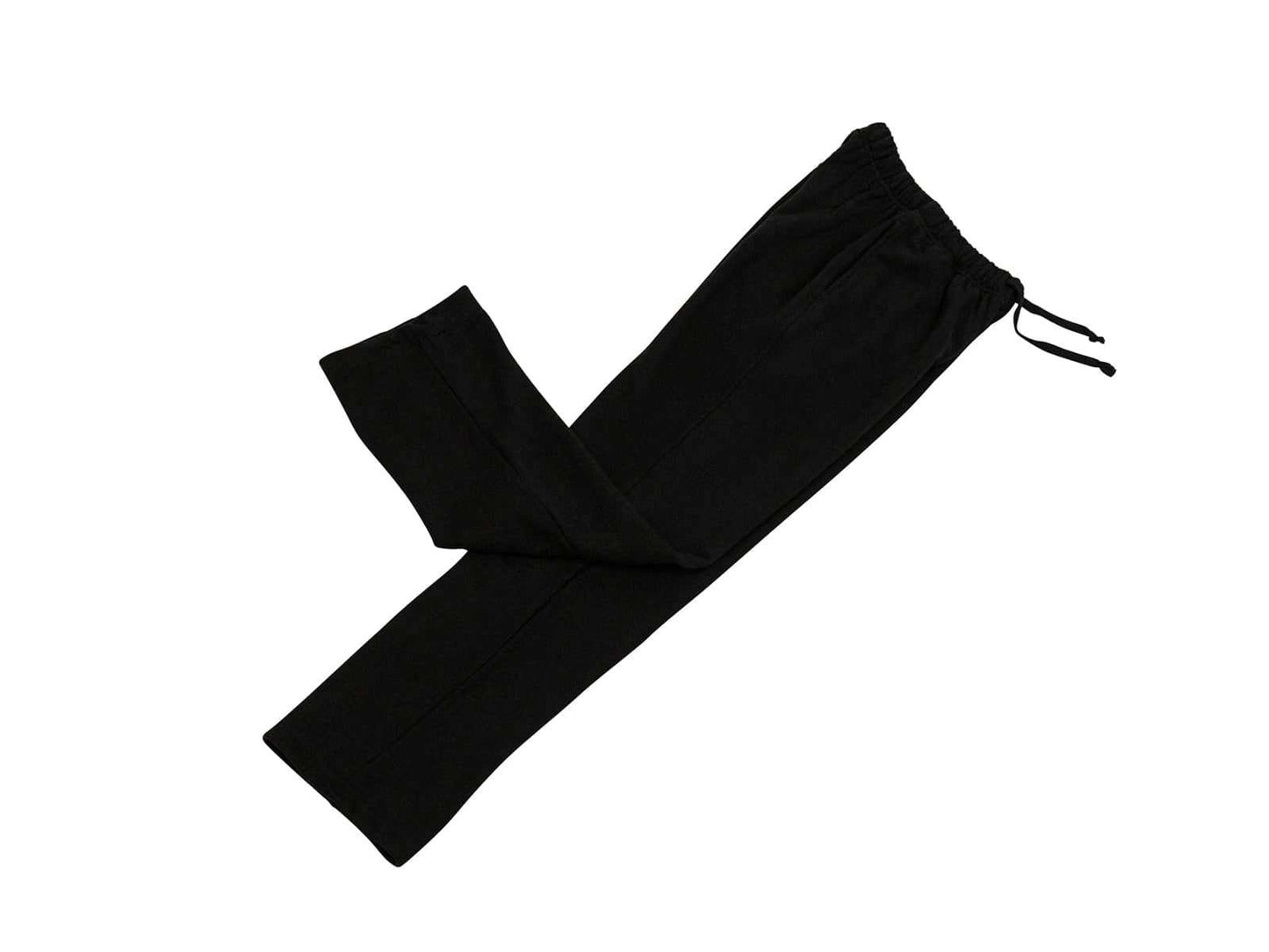 Black fleece sweatpants