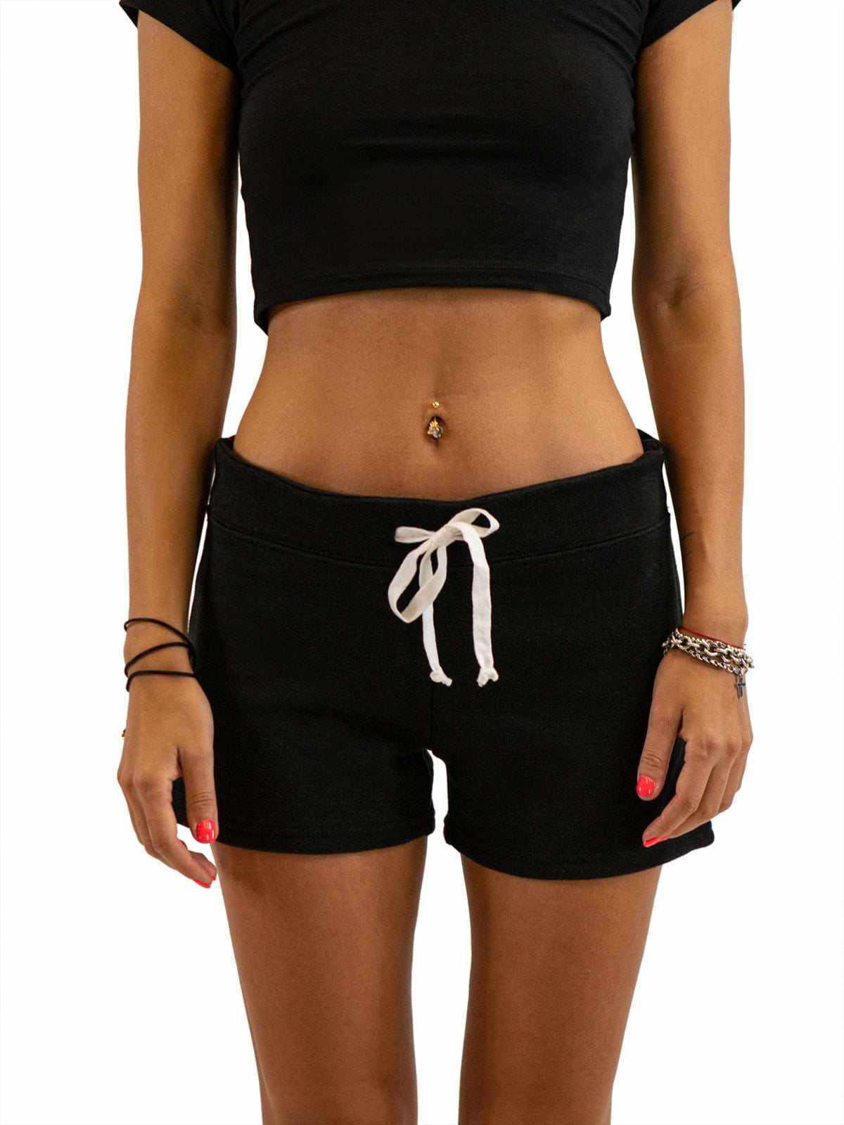 Hemp Shorts for Women - Organic Cotton Terry, Elastic-Free