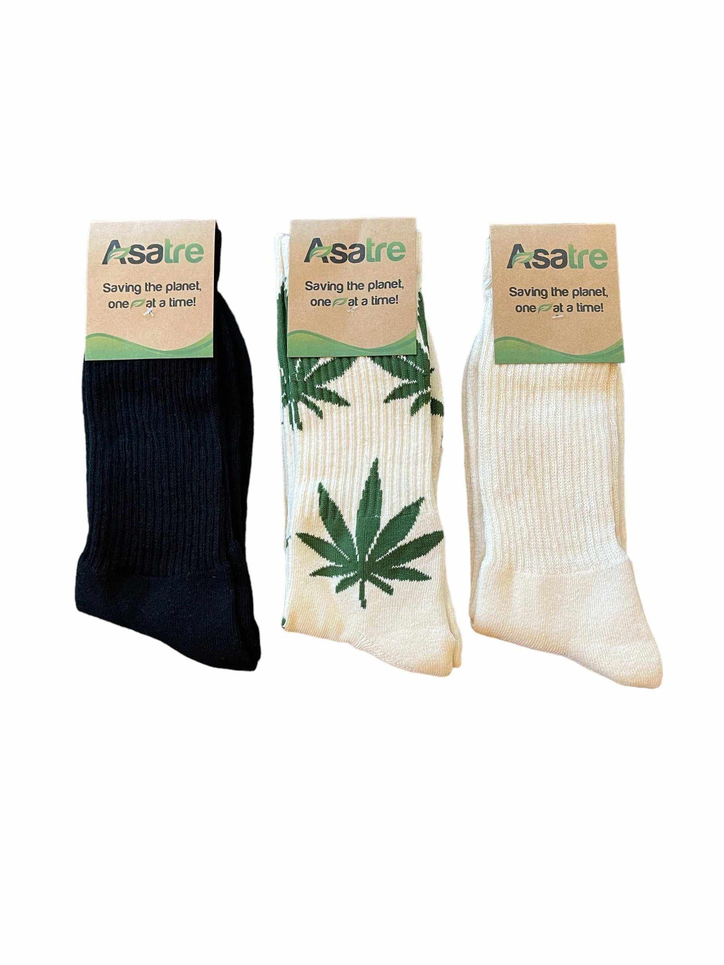 Men's Hemp and Organic Cotton Calf Socks Gift Box