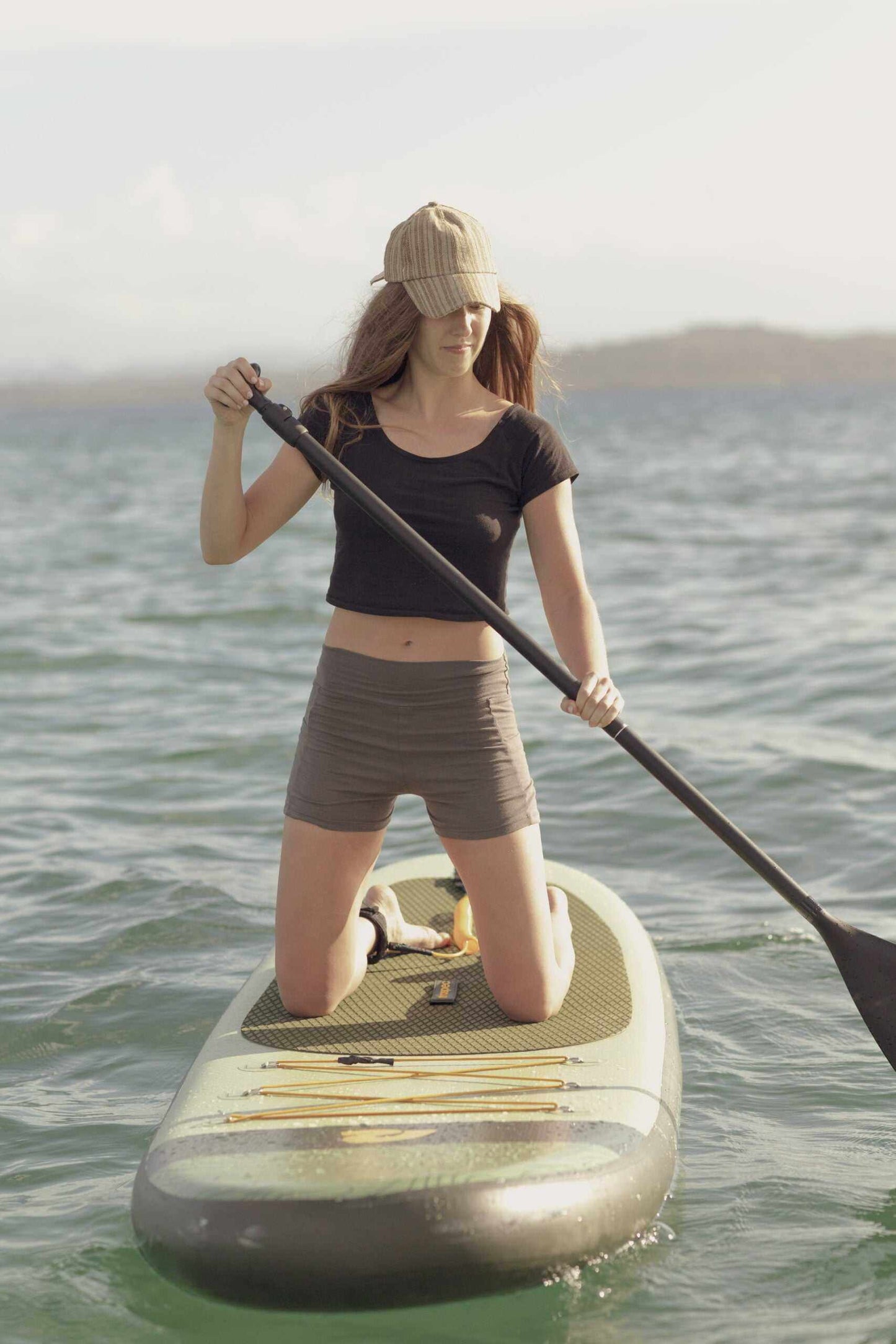 Pocket Hemp Shorts - Stylish Hemp Cotton Activewear for Women