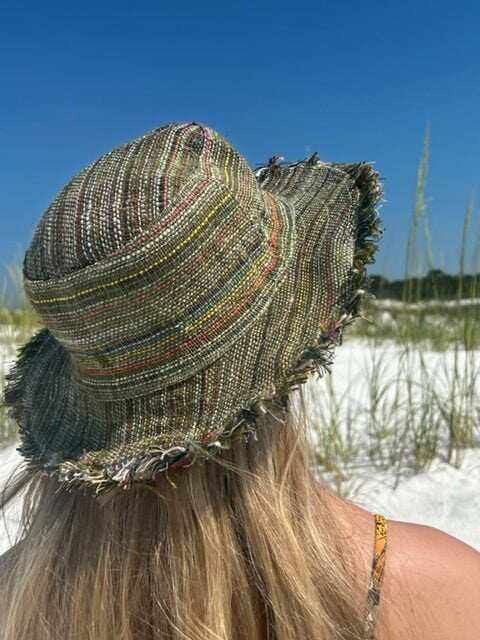 Hemp Hat Green Sun Hat
