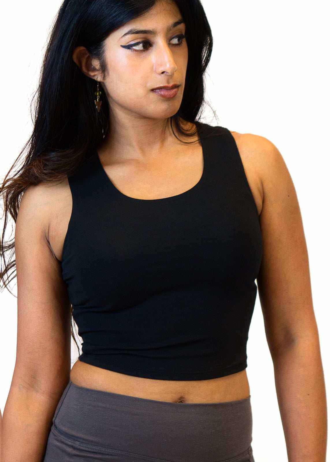 Crop Tank Hemp Top for Yoga, Workout & Casual Wear|Asatre