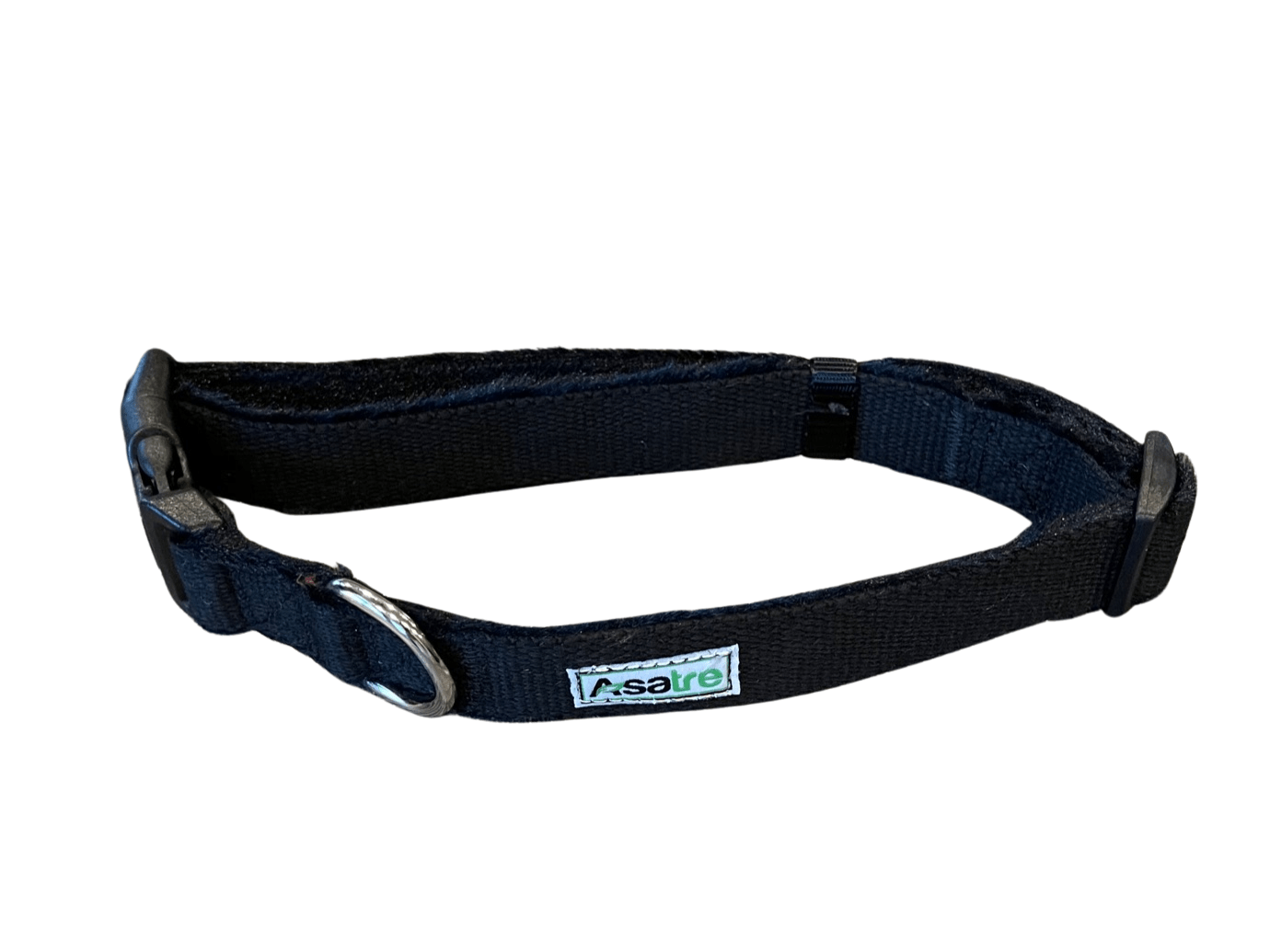 Asatre Hemp Black Dog Collar