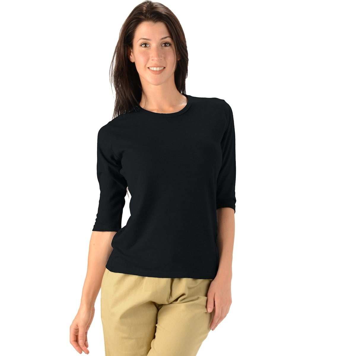 Hemp Shirt - Women's 3/4 Sleeve Organic Cotton Blend|Asatre