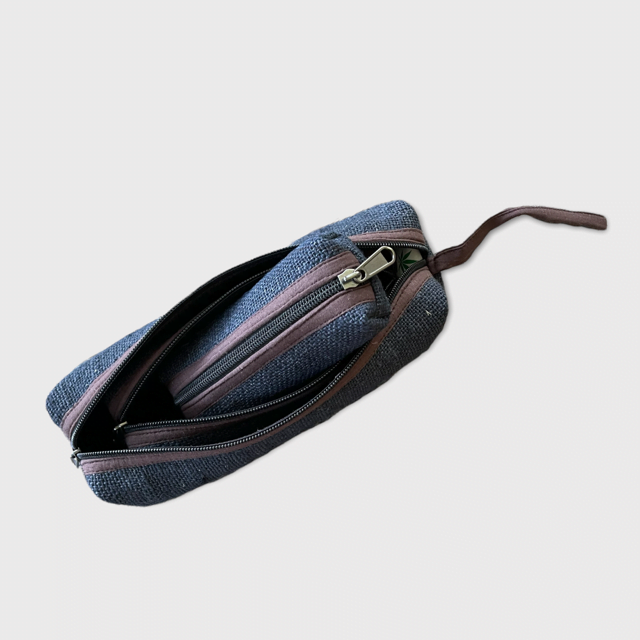 Zippered Pouches - Hemp Set of 3 Eco-Friendly Storage Bags|Asatre