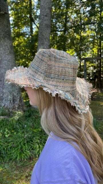 Hemp Boho Beach Sun Hat - Asatre