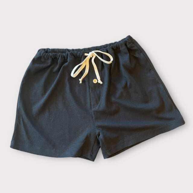 Hemp Elastic Free Drawstring Boxer Shorts by Asatre