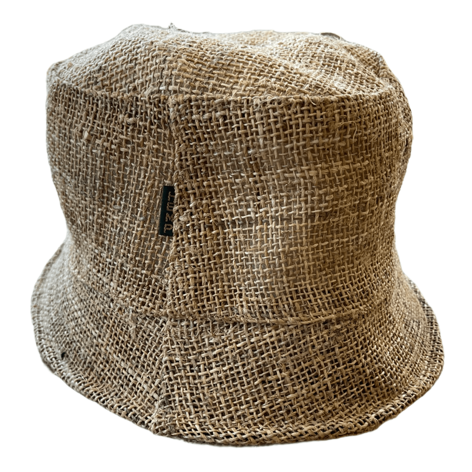 Natural hemp bucket hat with soft cotton lining, eco-friendly and breathable, perfect for summer activities.