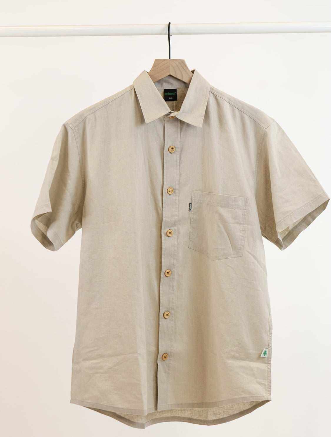 Hemp Shirt - Men's Eco-Friendly Hemp and Cotton Camp Shirt