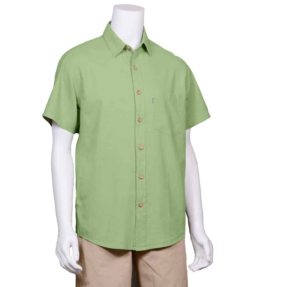 Hemp Shirt - Men's Eco-Friendly Hemp and Cotton Camp Shirt
