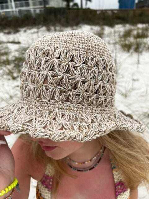Crochet Sun Hat - Hemp