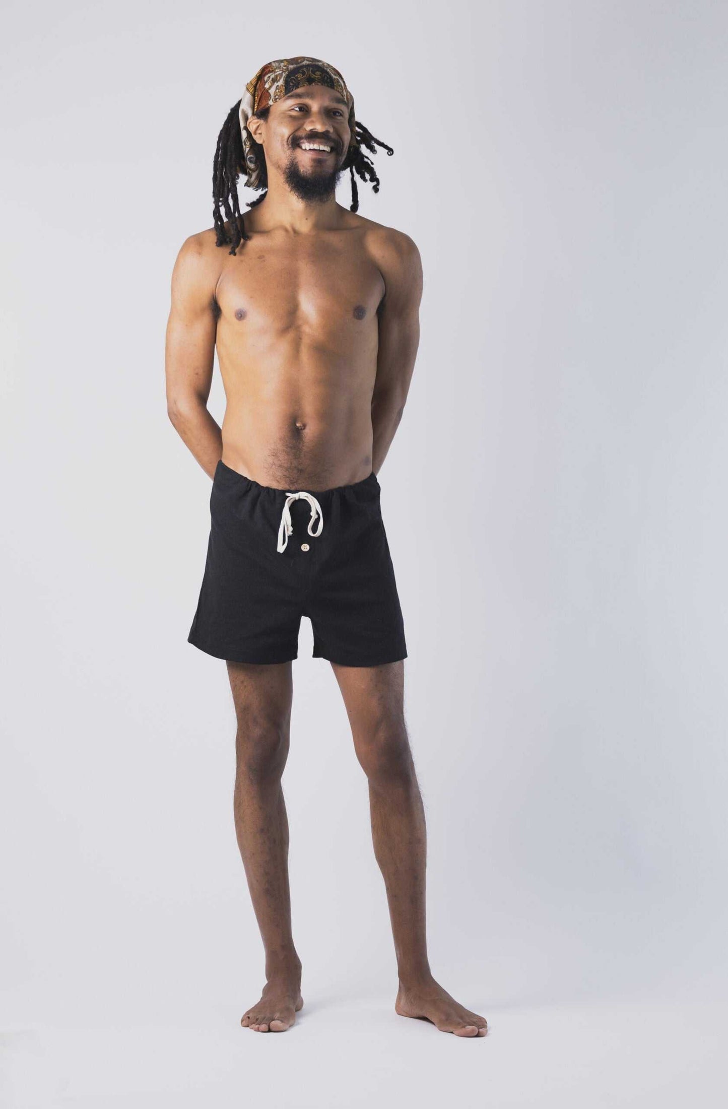 Hemp Drawstring Elastic Free Boxers by Asatre