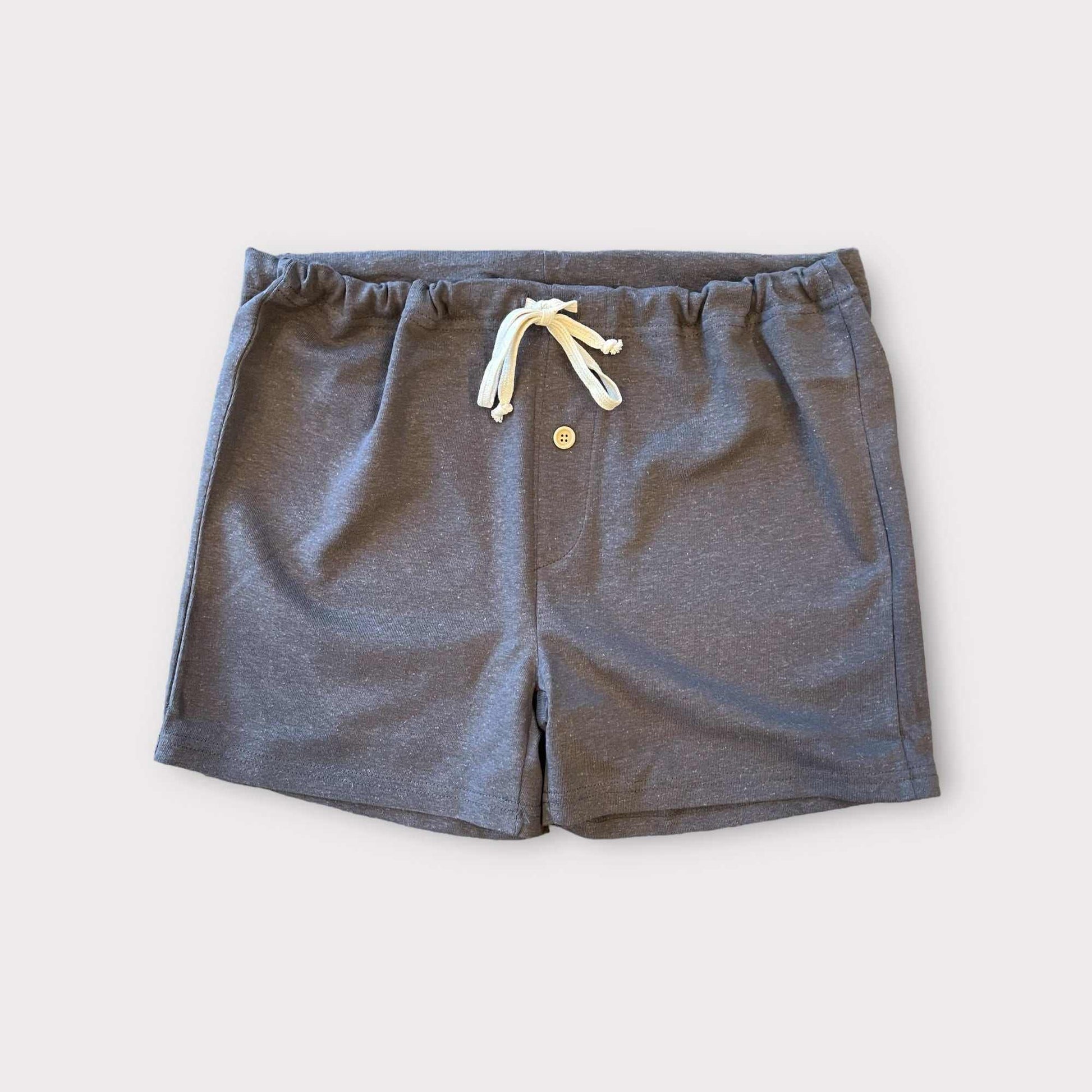Drawstring Hemp Boxers Gray by Asatre