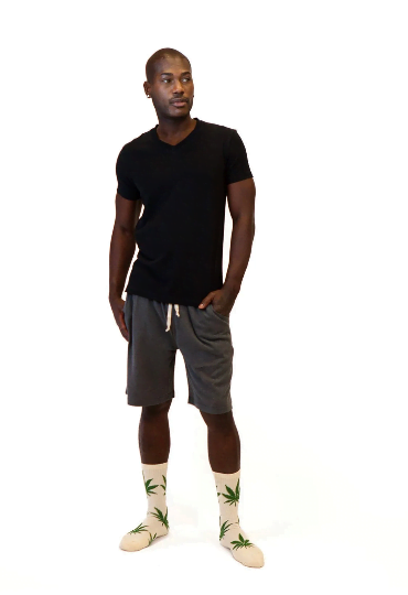 Hemp Shirt - Men's Hemp Short Sleeve V-Neck Top|Asatre