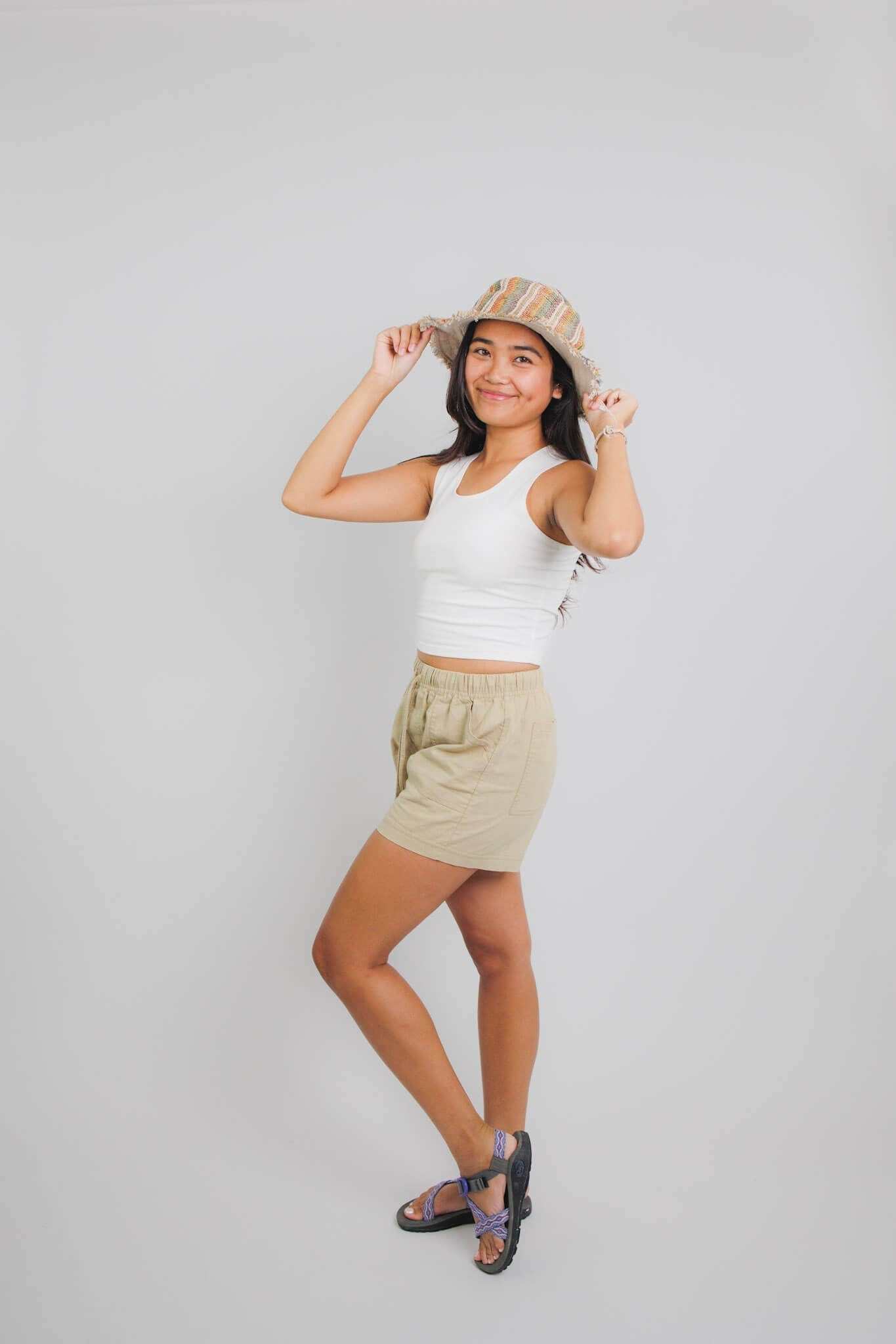 Casual Shorts - Women's Hemp Linen Like Shorts|Asatre