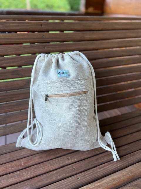 Hemp Drawstring Bag - Gym