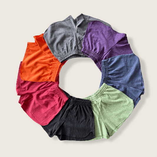 Organic Cotton Hemp Shorts Comfortable Workout Gear Breathable Athletic Clothing Sustainable Fashion Choice Natural Fiber Material Cooling Effect Technology Stretchy Waistband Design Running Yoga Practice Daily Exercise Essential Summer